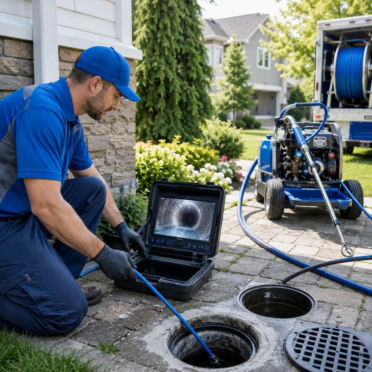 Outdoor drain cleaning professionals serving Wyano, PA